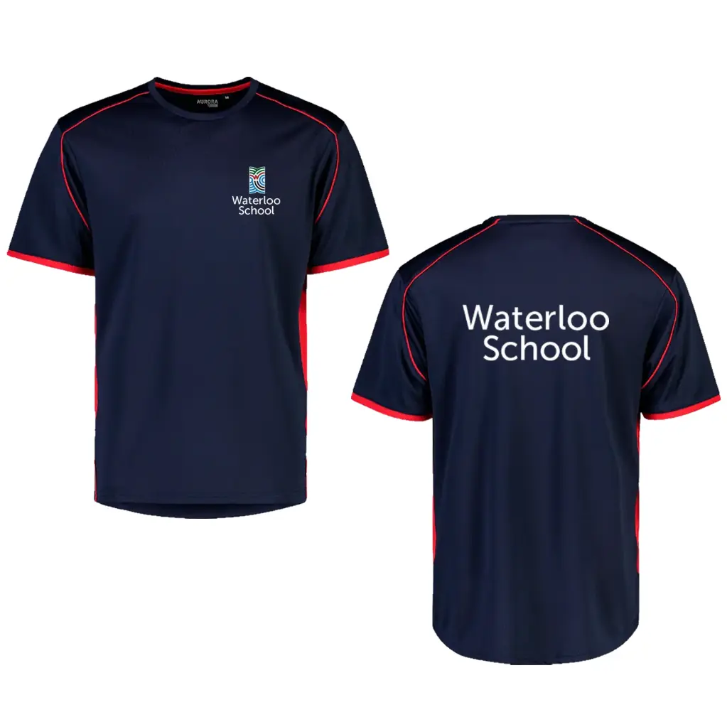 Matchpace Tee – Navy/Red - Kids (6)
