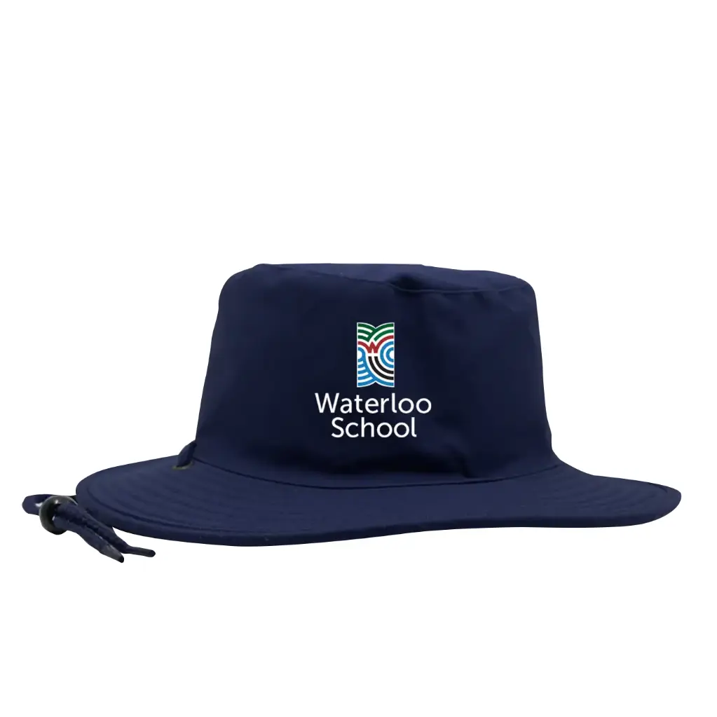 Safari Wide Brim Hat - Navy (55CM)
